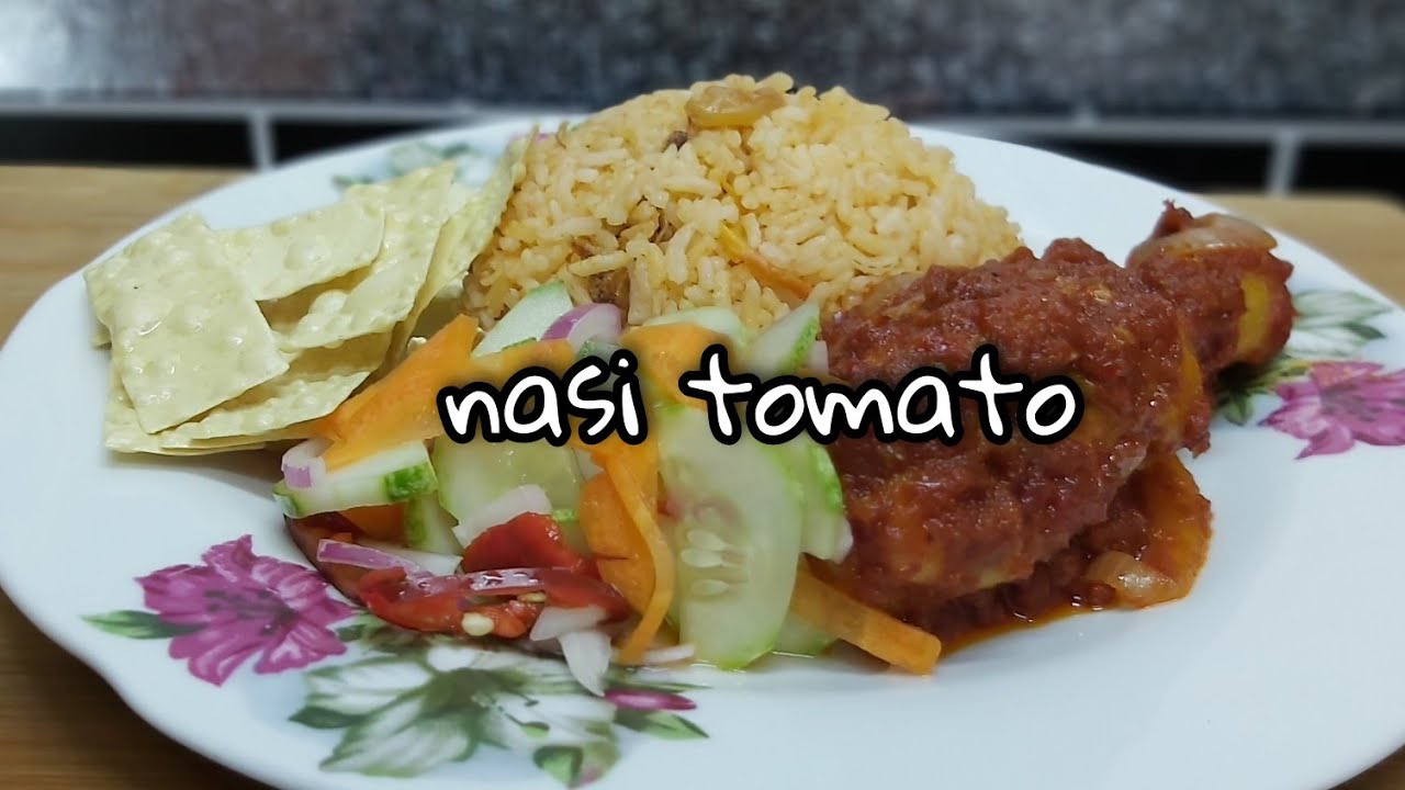 Nasi Tomato / Guna Beras Biasa Jer / Mudah Dan Sedap
