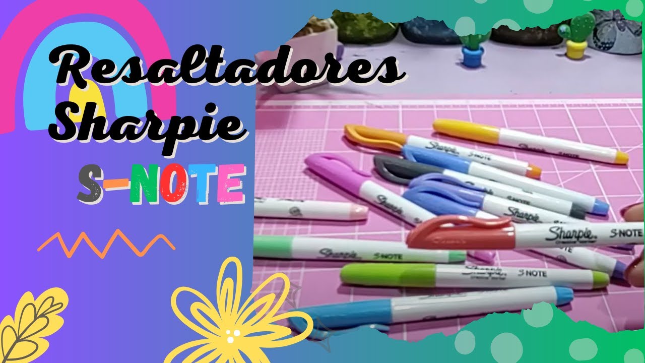 😍😍Lo nuevo de Sharpie. 🖍✨🪄 Resaltadores super bonitos, reseña.🌷🌼 #sharpie #papeleriabonita