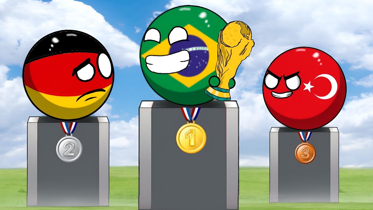 History of 2002 World Cup in Countryballs ⚽️🏆