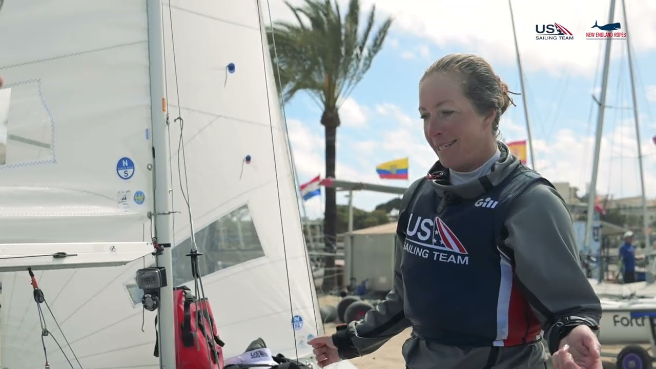 Как профессионально настроить 470-кубовый канат | New England Ropes