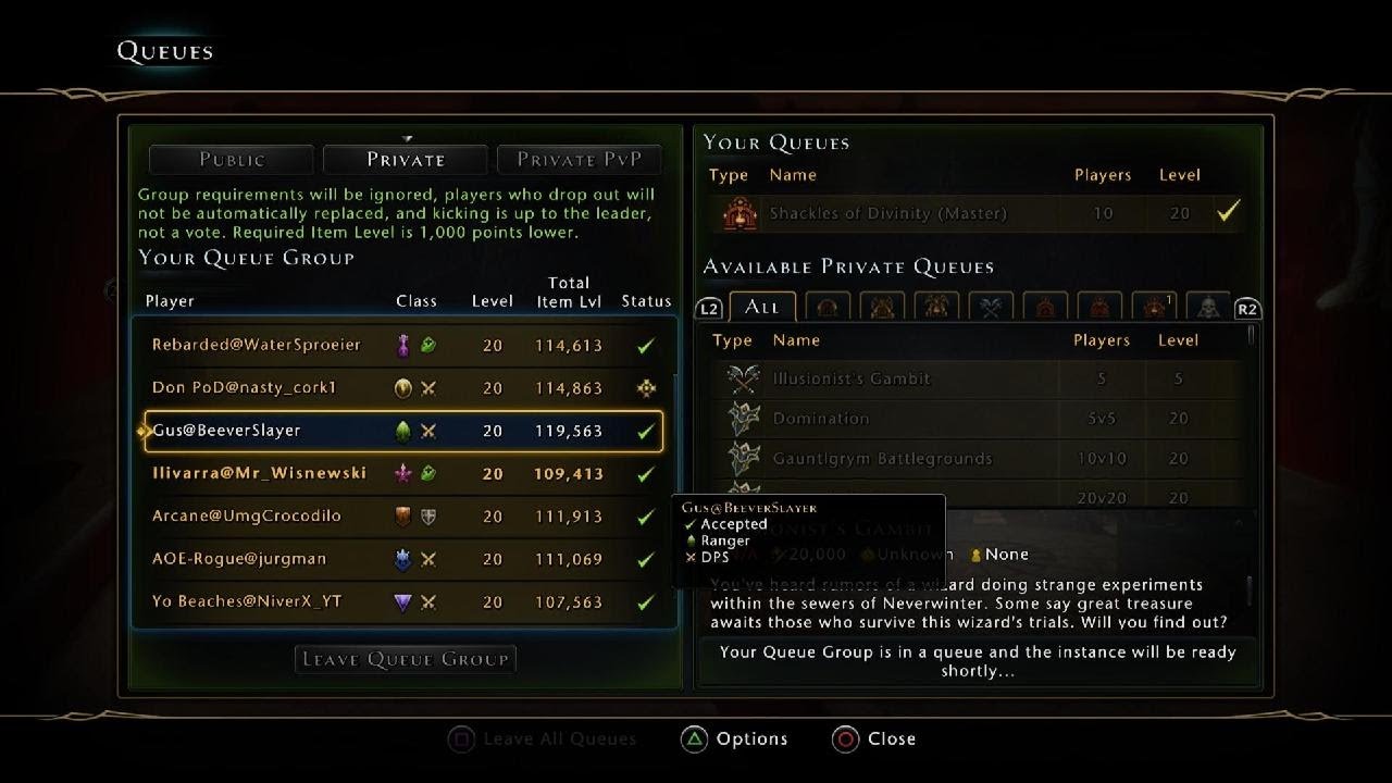 Neverwinter mSoD Warlock Healing