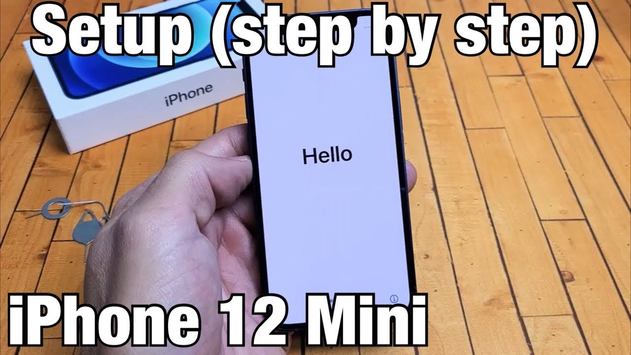 iPhone 12 Mini: настройка (пошаговая инструкция) + вставьте SIM-карту в конце видео