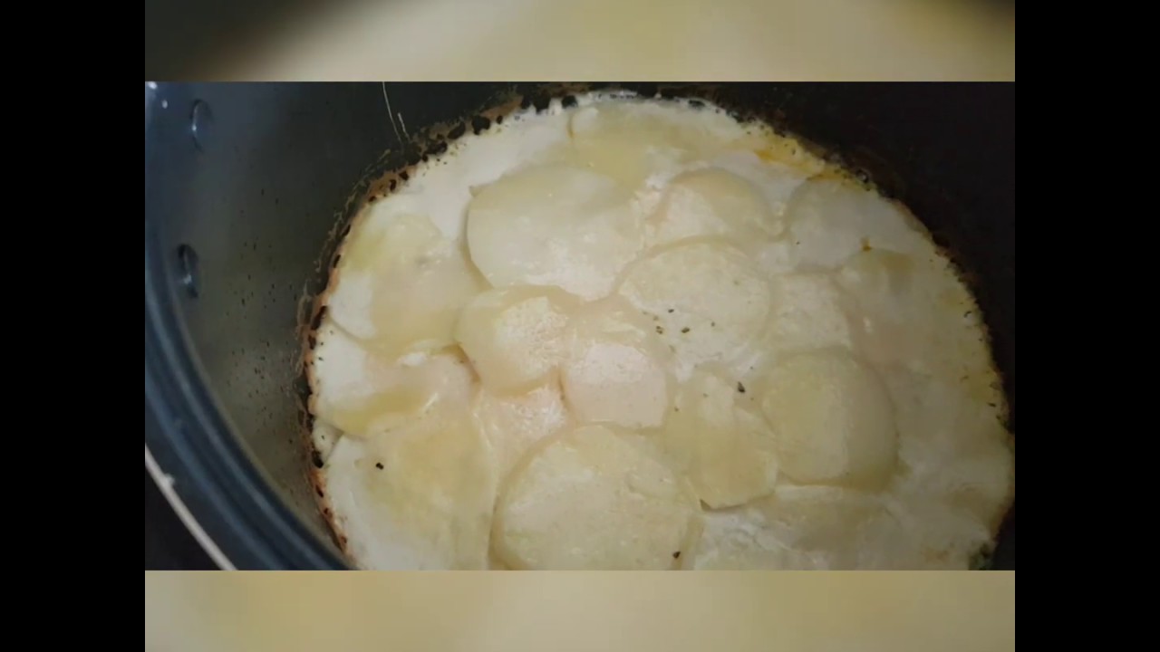 Potato Dauphinoise in the clever chef! 🥔