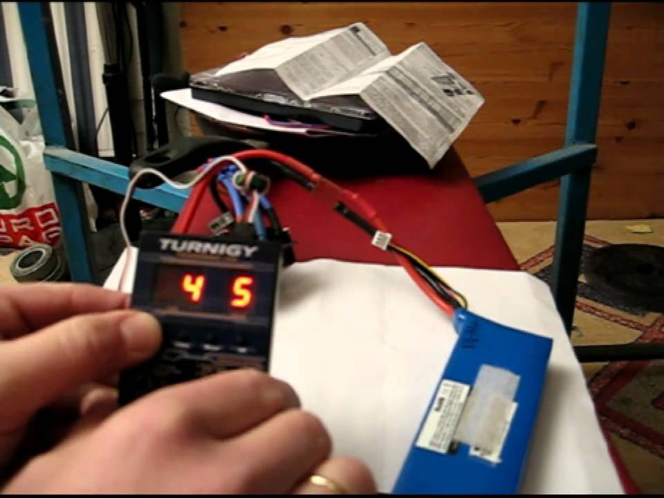 Turnigy programing card. 180 amp esc