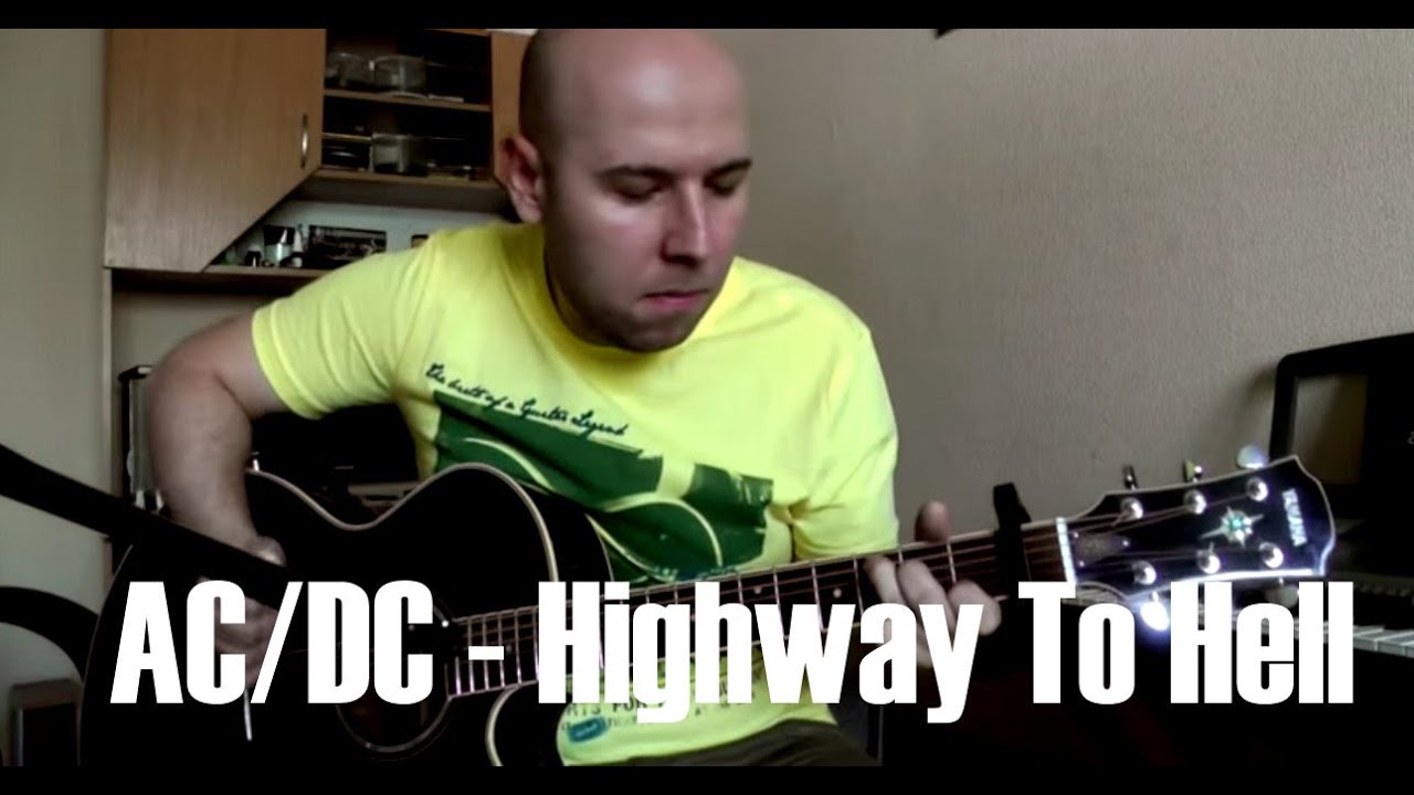 AC/DC /Highway To Hell Fingerstyle Guitar/ Pass2hoff Vasya