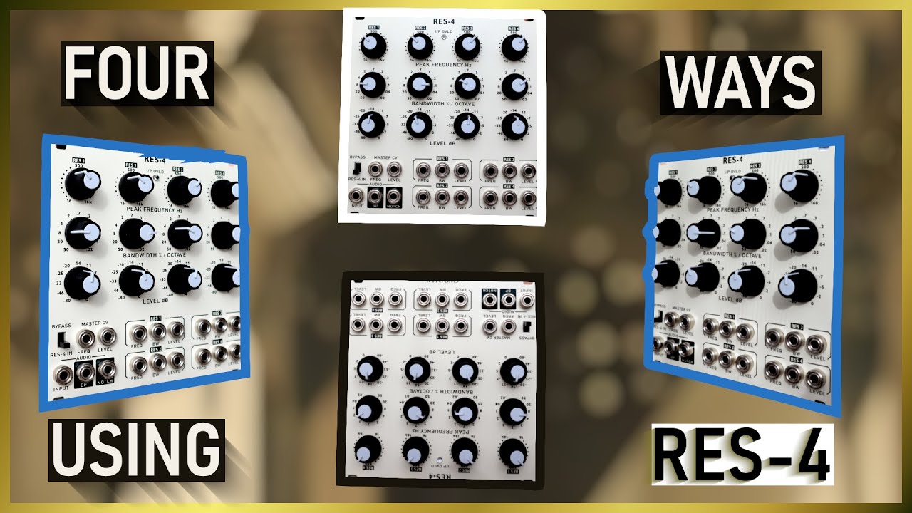Modular Soundscape - Four Ways of Using CWEJMAN RES-4