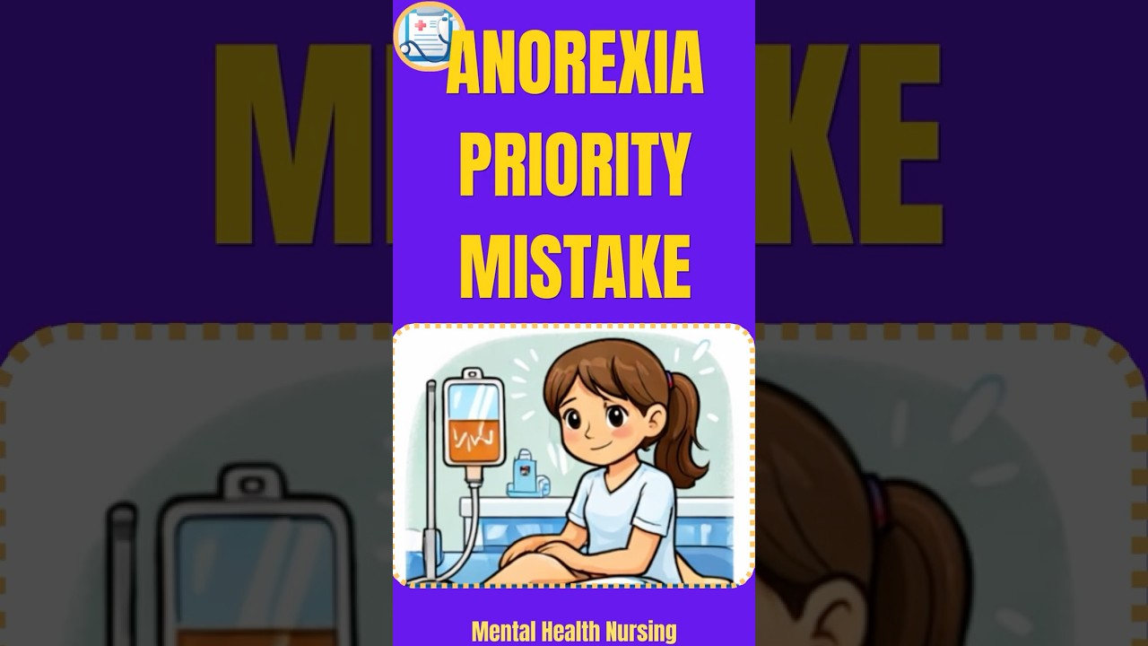 NCLEX Emergency! Anorexia Priority #1 🚨