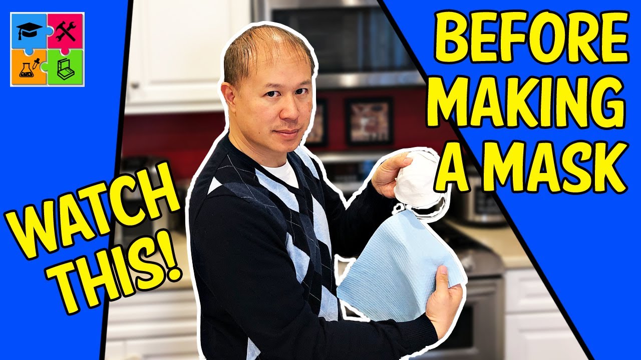 Don't make a DIY protective face mask unless you watch this first!