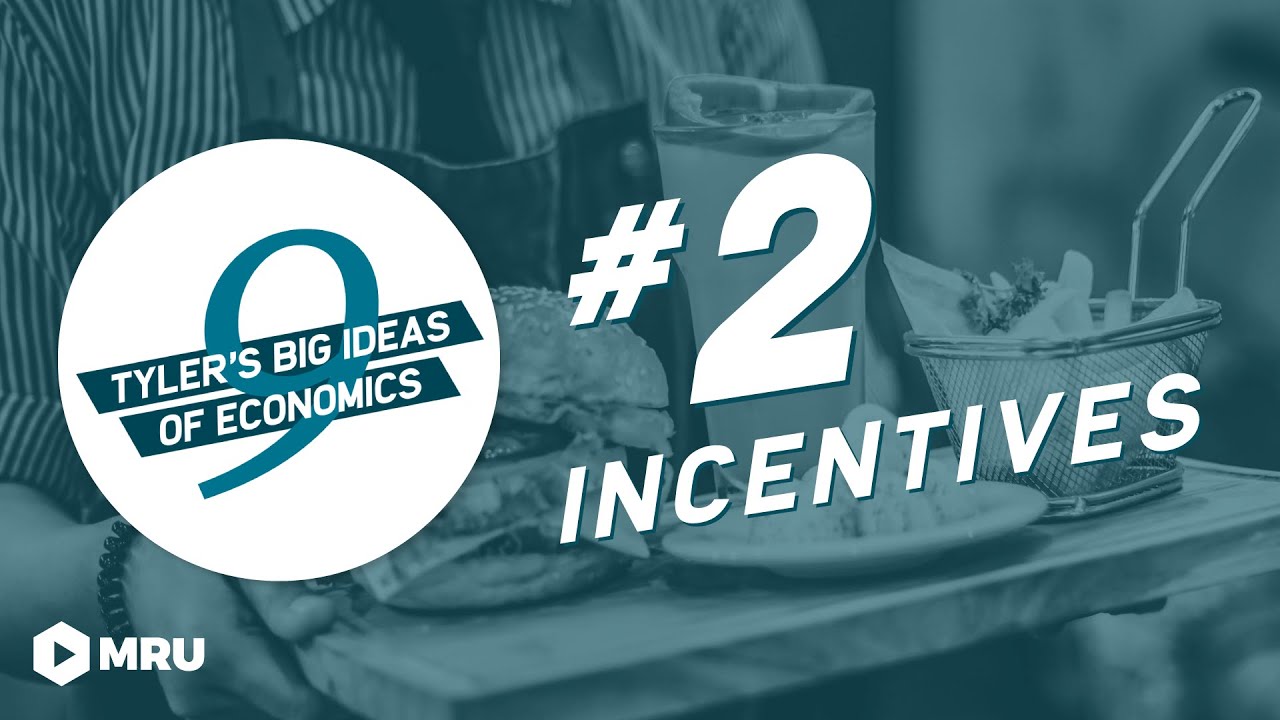 Tyler Cowen's Idea #2: Incentives Matter