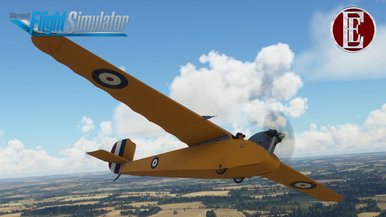 Rara-Avis Sims English Electric Wren - A 1921 design with 3 hp - Microsoft Flight Simulator