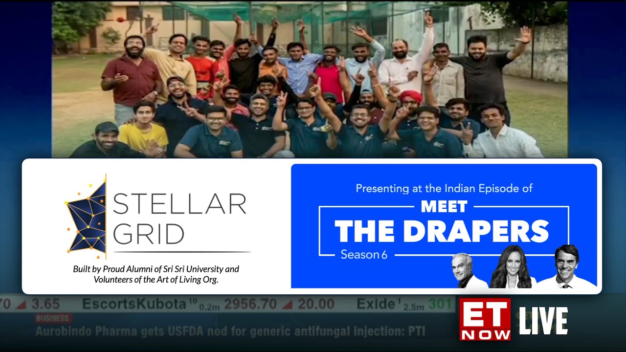 Stellar Grid on Meet the Drapers at Sri Sri University!