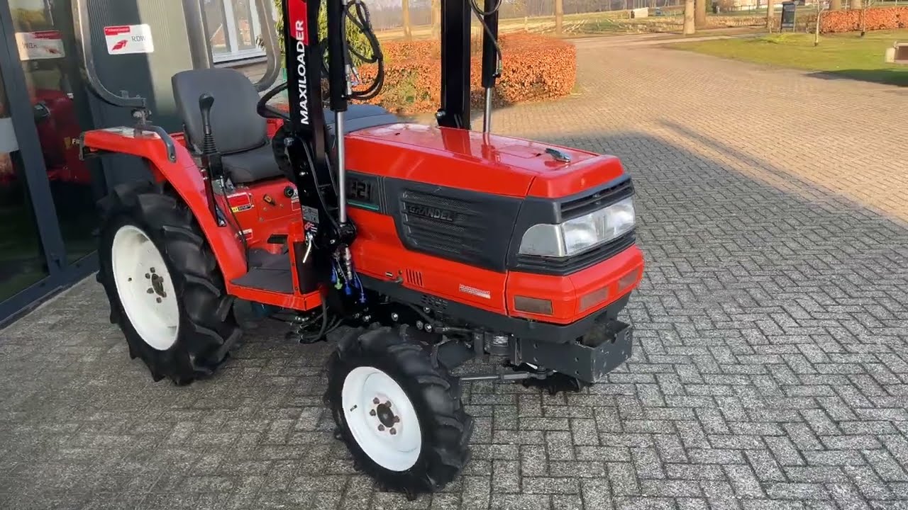 Duteweert Miniwerktuigen presenteert, de Kubota GL221 met 550 kg maxiloader voorlader #minitractor