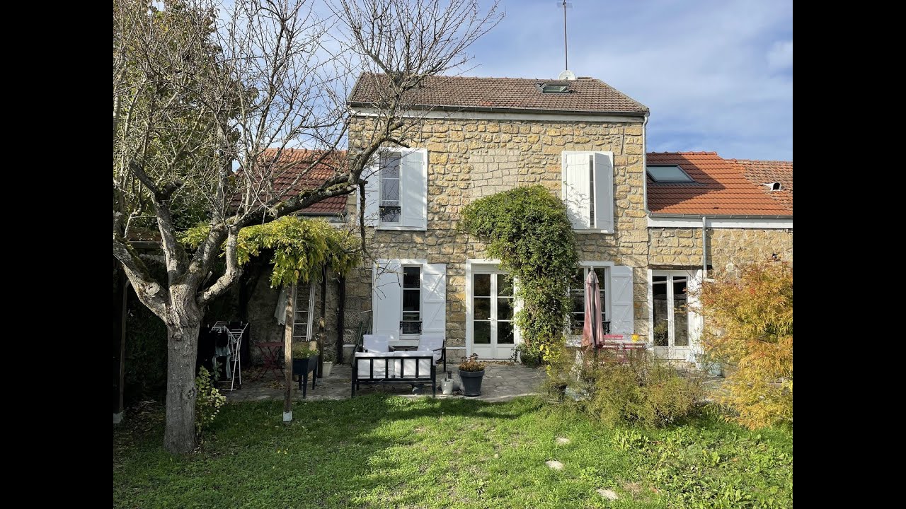 VENDU - Saint Ouen L'Aumône - Maison meulière 4 chambres 150m² sans travaux