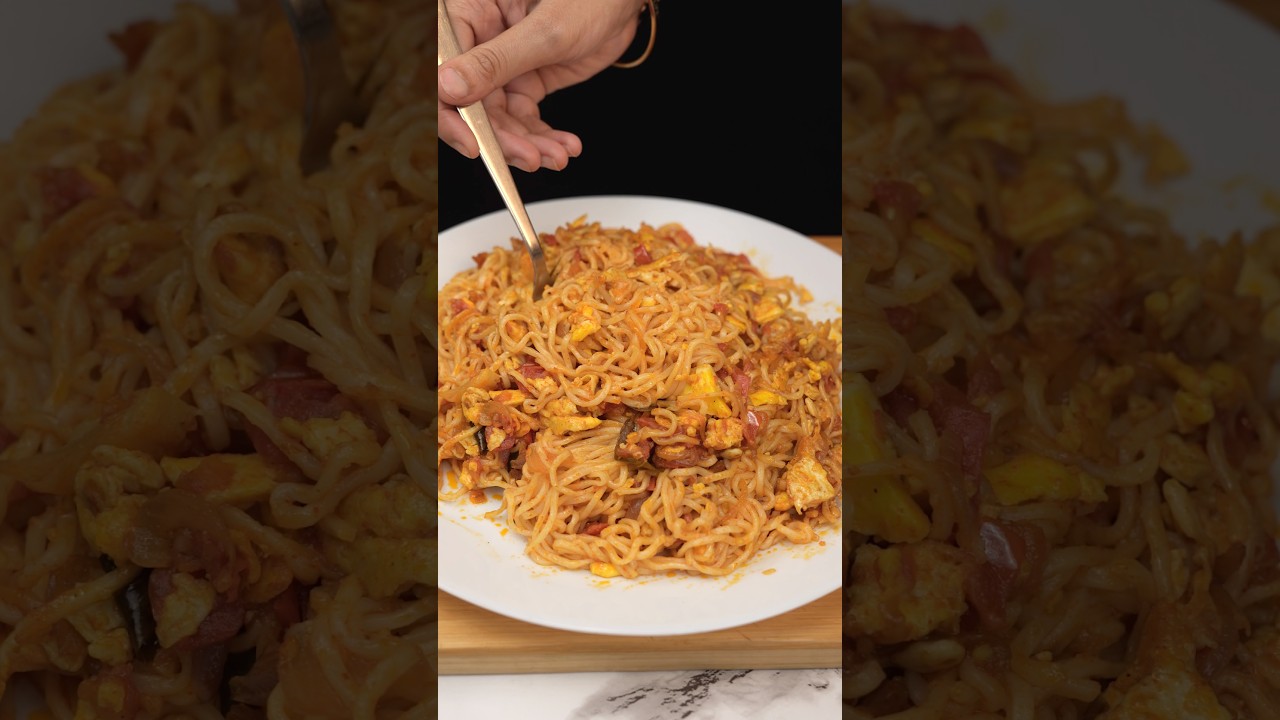 Street Style Anda Maggi ASMR Cooking | #szorty #asmr #przepis #indianasmworld #jedzenieuliczne #maggi