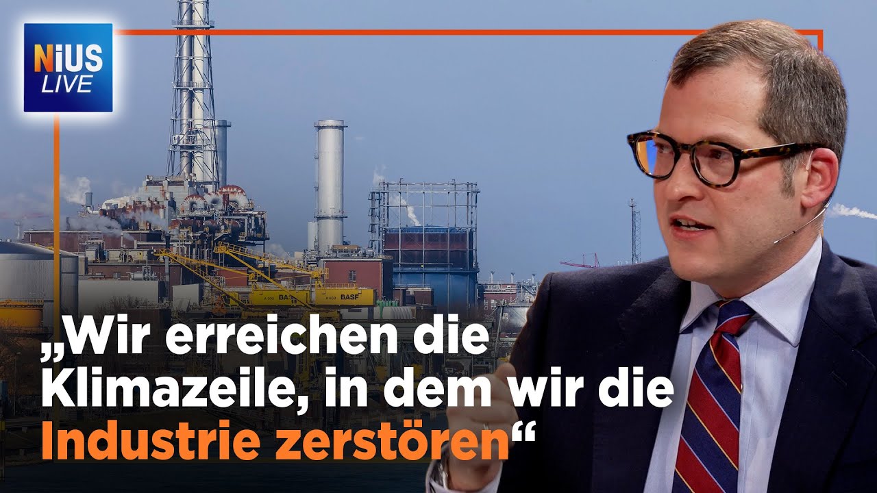 Deutschland „erfüllt“ Klimaziele 2025 – doch die Industrie stirbt | NIUS Live vom 08. Januar 2026
