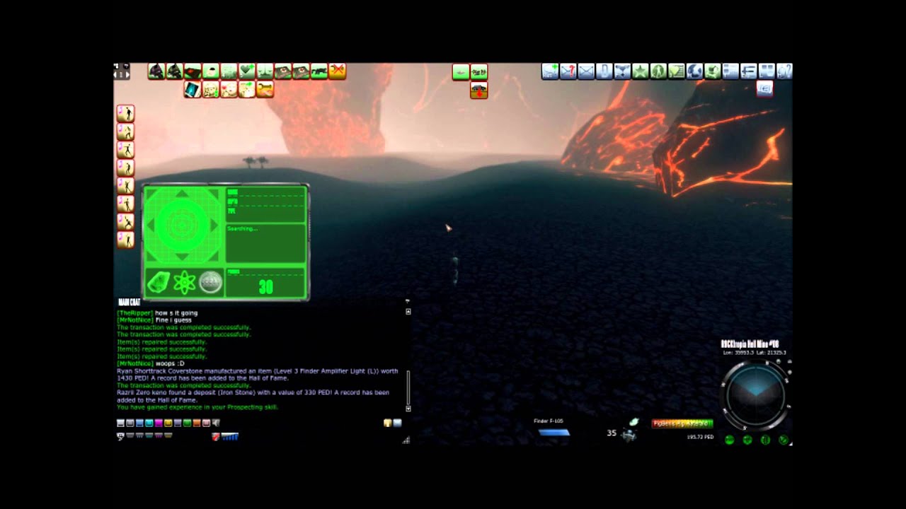 Hell Mining In Entropia Universe Rocktropia