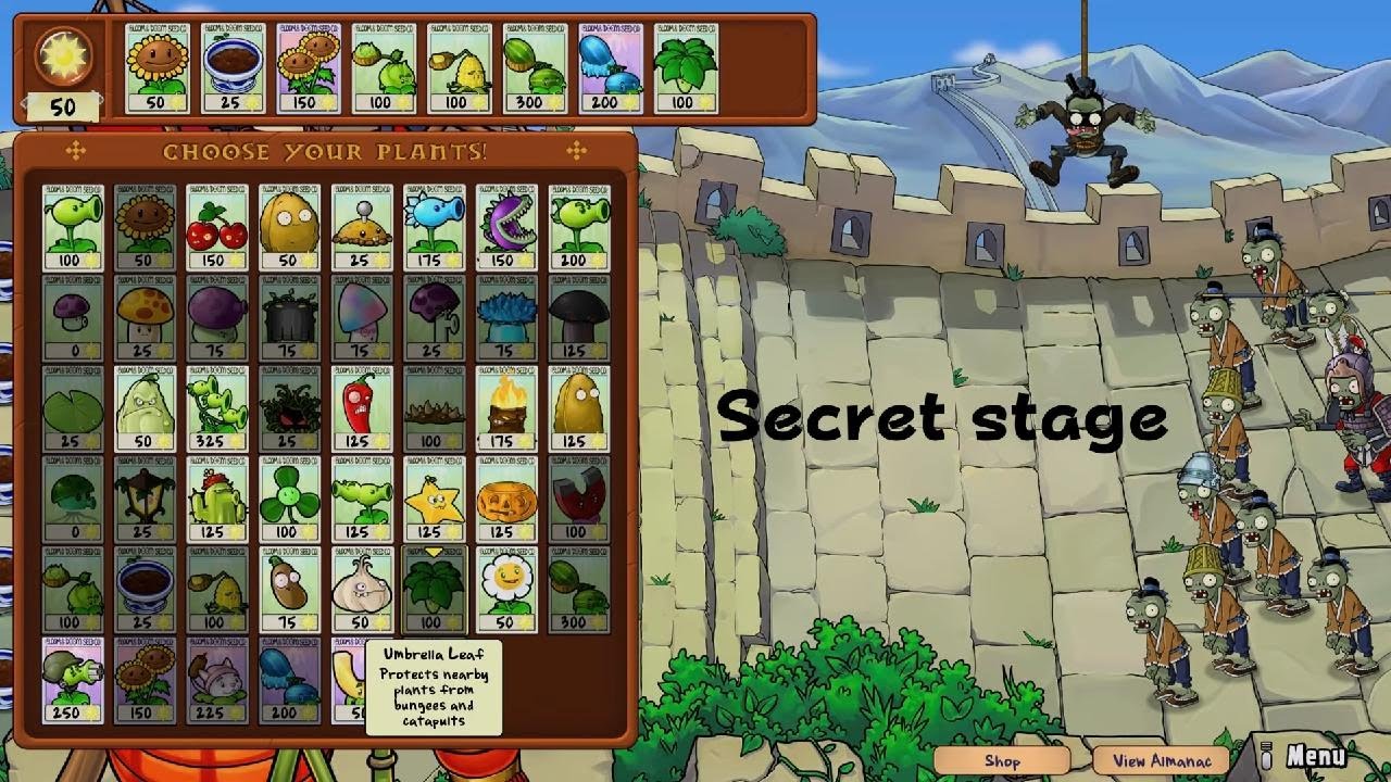 Plants vs. Zombies: Replanted. Secret hidden stage #nekolegendsxp #pvz #plantvszombies