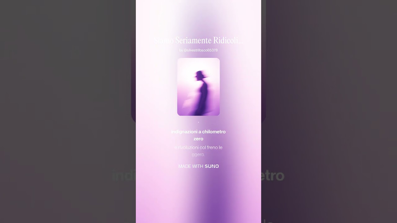 Siamo Seriamente Ridicoli radio edit