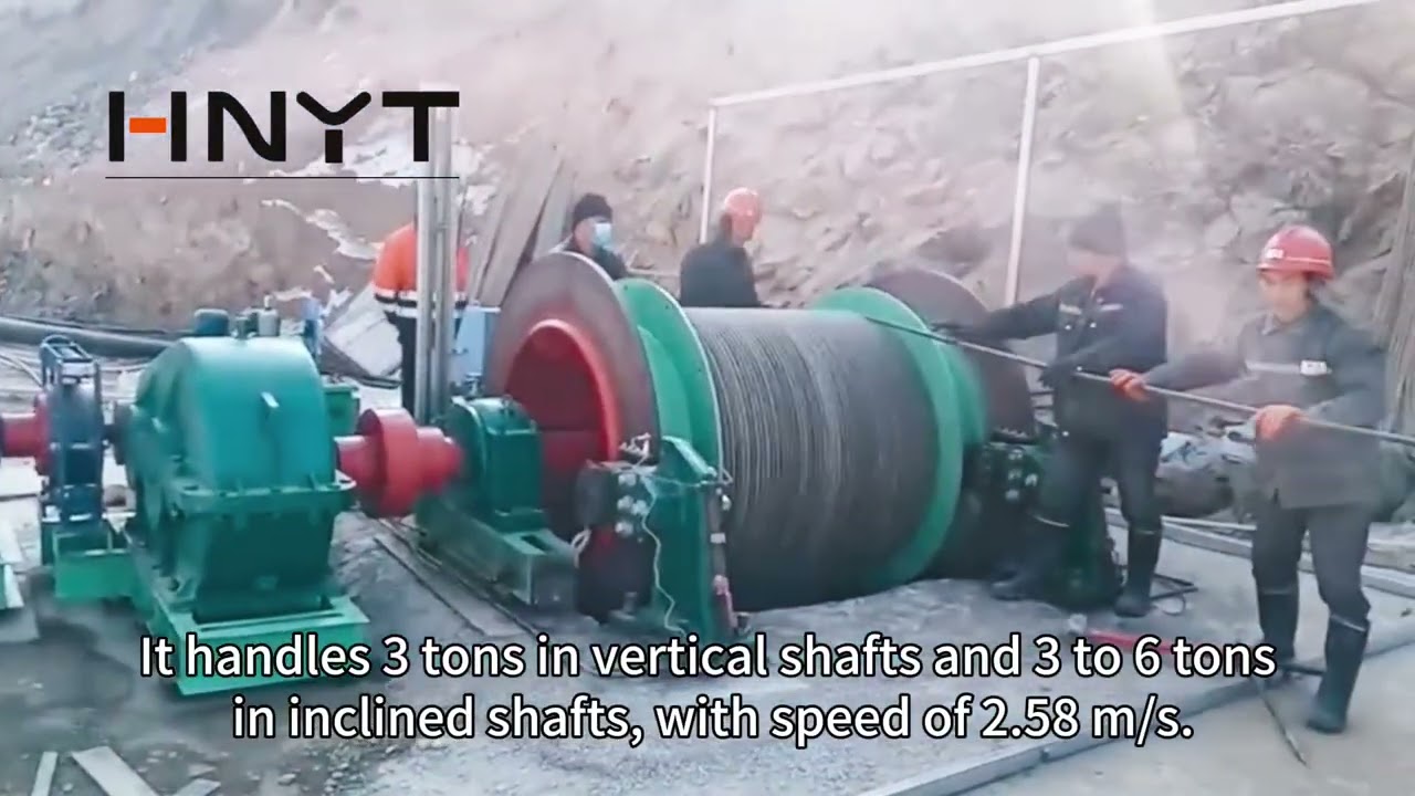 3-6 Ton Lifting Power | JTP-1.6×1.2p Mining Hoist Winch(winch de elevación para minería) Field Setup