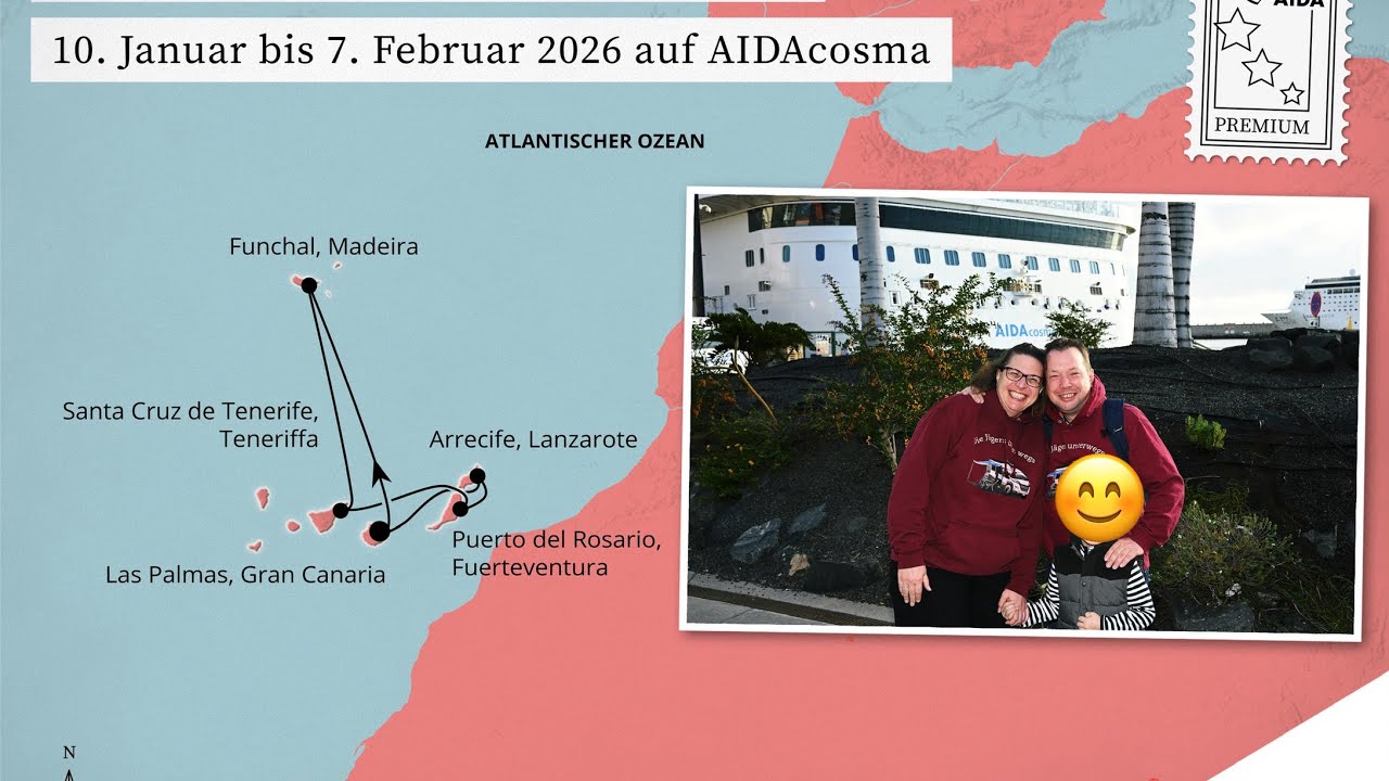 Rückblick von unserer Reise mit der Aidacosma auf den Kanaren