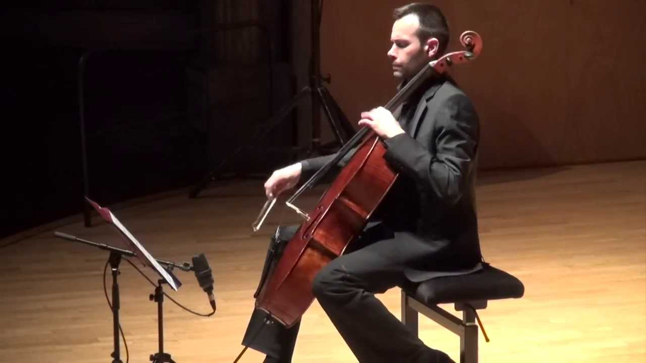 Martin MATALON Traces IX for cello and electronics - Alexis Descharmes, cello