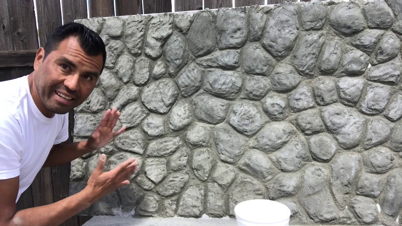 HOW TO MAKE FAKE ROCK STAMPS ON WALLS