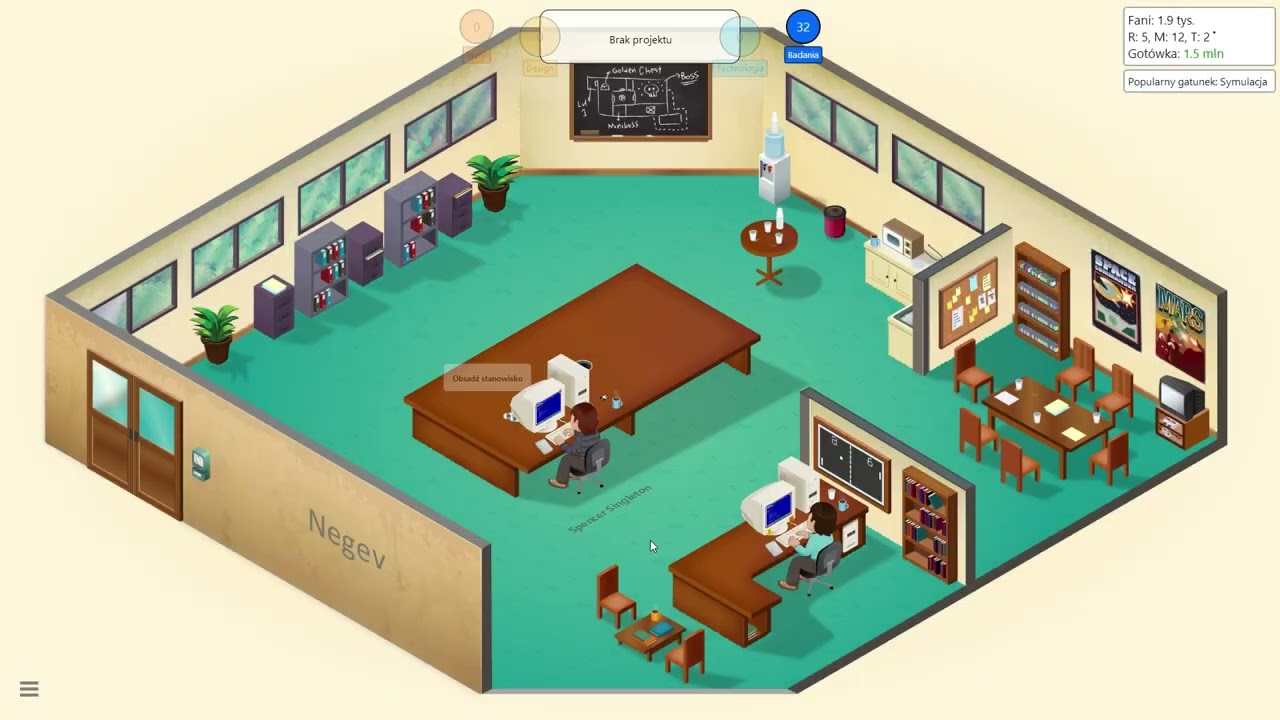 Game Dev Tycoon challenge bez badan i technologi odc 3 Dalszy rozwoj firmy