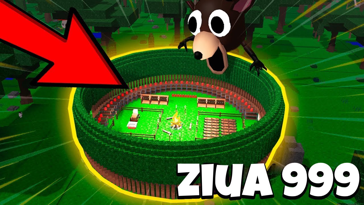 Am supravietuit 999 DE ZILE pe Roblox cu o CAPRA NEBUNA