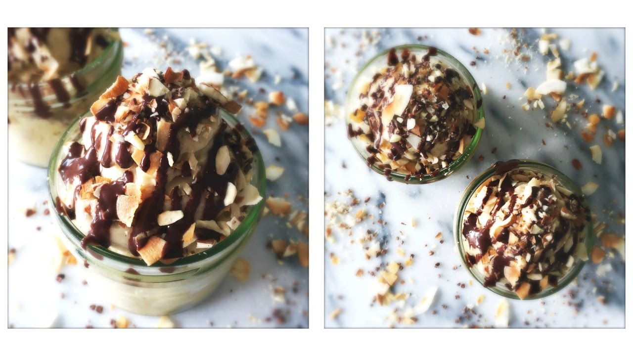 Crunchy Almond Butter Banana Ice Cream (Dairy Free. Sugar Free. Paleo.)