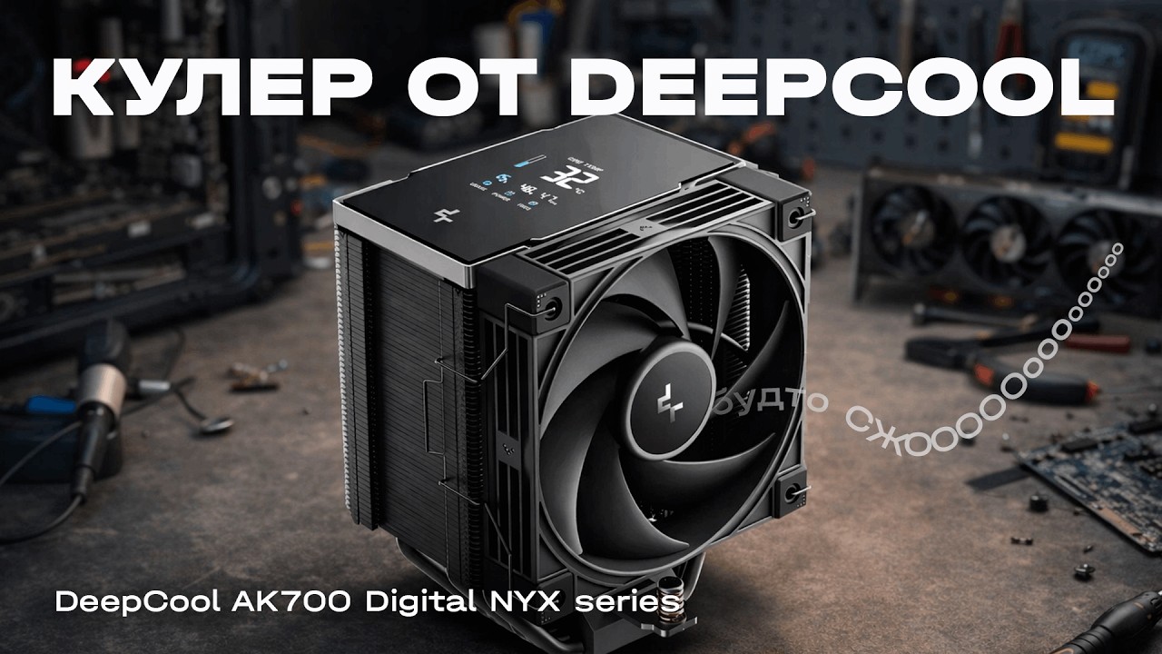 DeepCool AK700 Digital NYX | Проверяем температуры и шум
