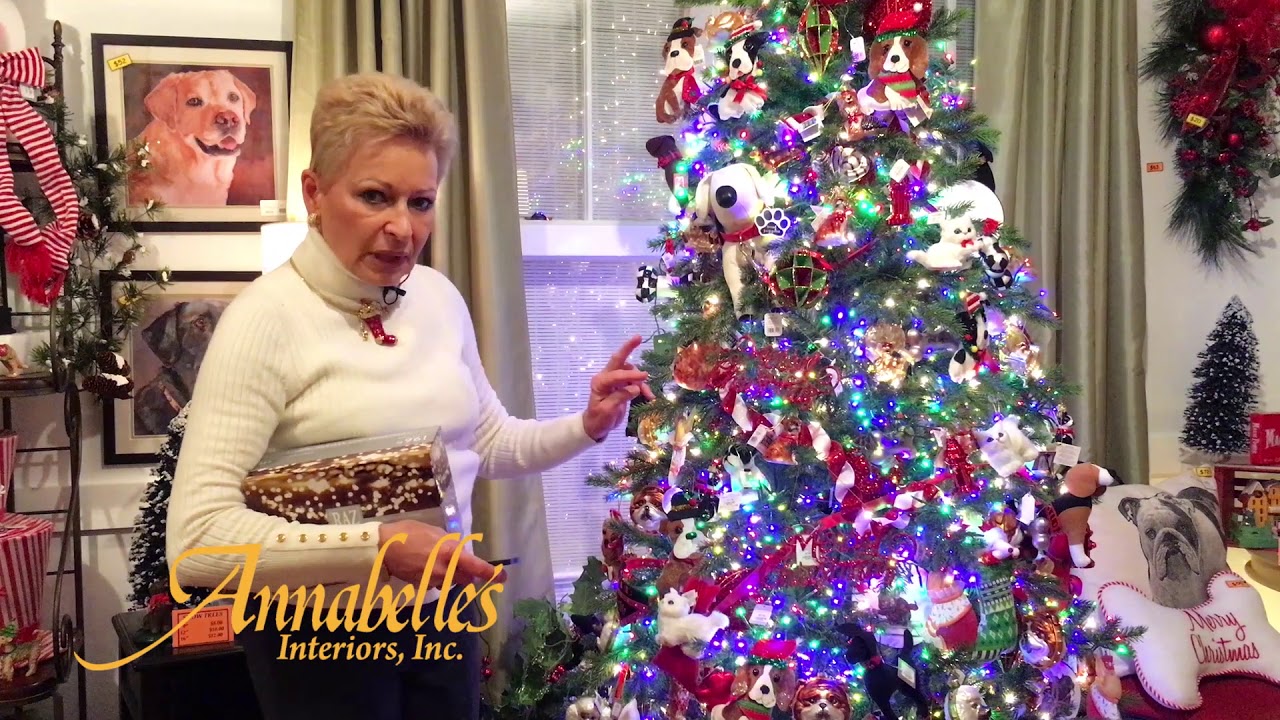 Annabelle's Christmas Tree Tip... CLUSTER LIGHTS!