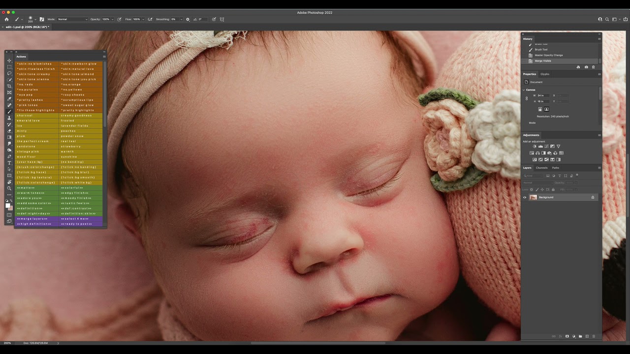 Newborn Photography Lightroom & Photoshop Editing with Jessica G. Photography