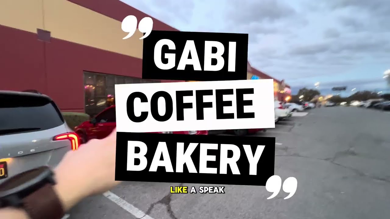 Trying Gabi Coffee & Bakery Las Vegas ☕ Sea Salt Coffee & Matcha Yuzu Review | Vegas Coffee Spot