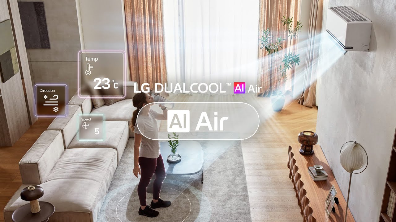 LG DUALCOOL AI Air: Inteligentnie dba o Tw&oacute;j komfort w domu | LG