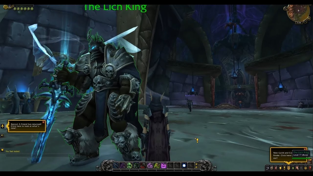 World Of Warcraft / Blood Elf Death Knight Intro