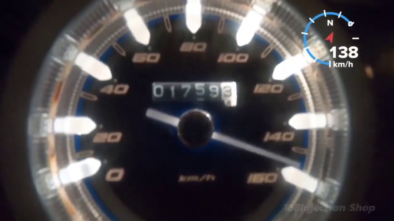Honda Wave Fi Test Topspeed dengan GPS??