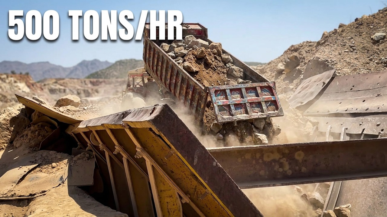🔥Extreme Stone Crushing: 500 T/H Jaw Crusher Production🚨 #mm247