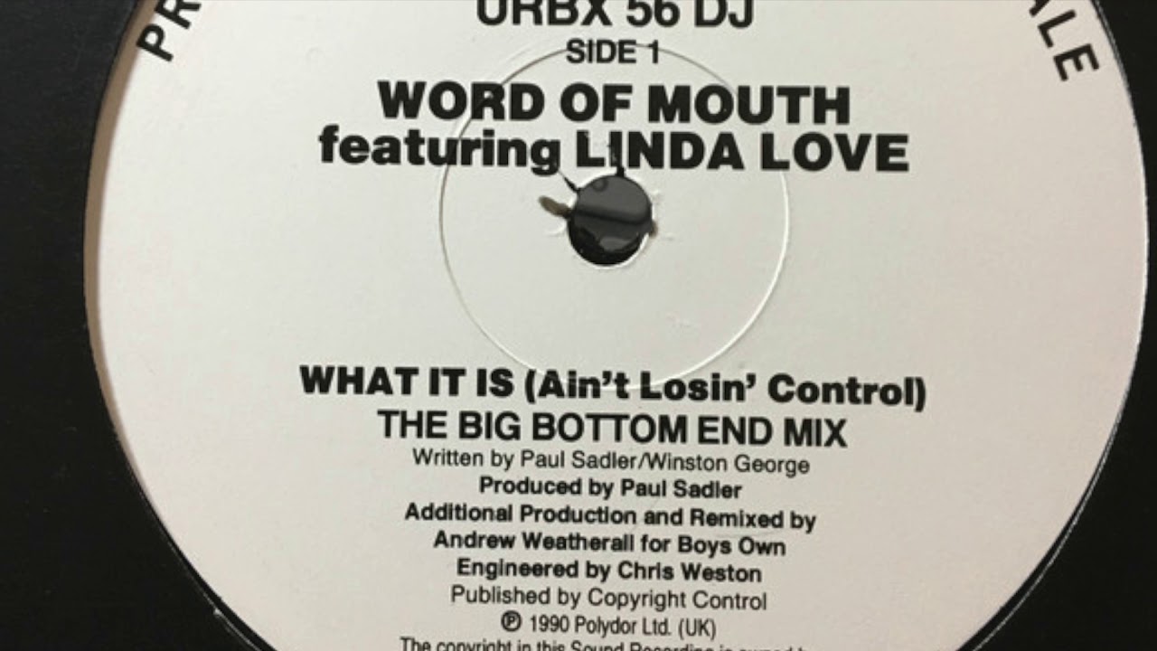Word of Mouth ft Linda Love - What It Is (Andrew Weatherall Remix)