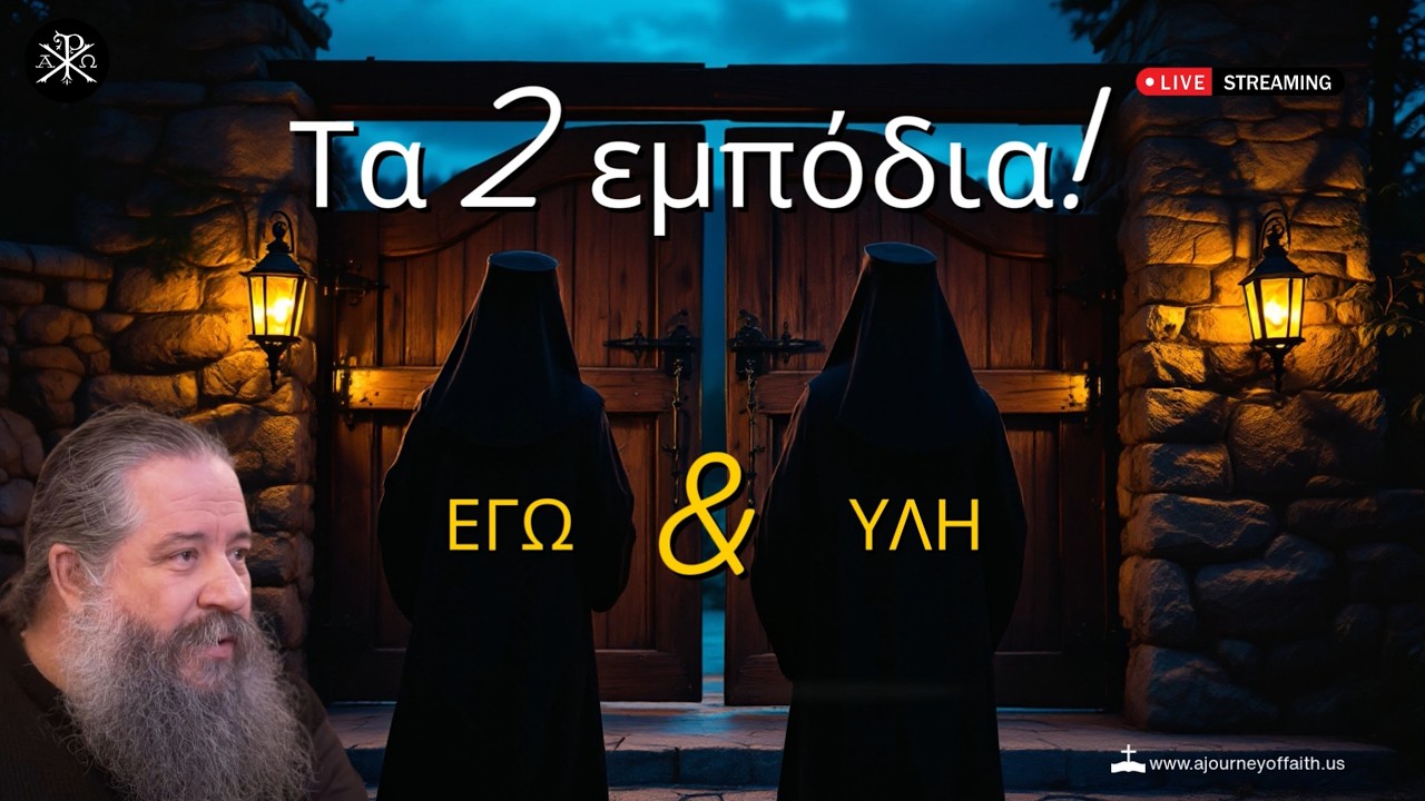 🙏✨Τα 2 εμπόδια για την  ένωσή μας με τον Χριστό! -  π .Γεώργιος Σχοινάς 📿💫