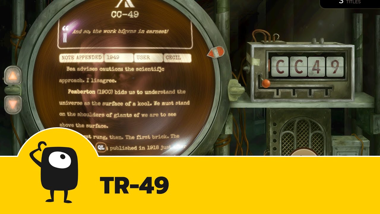 Deciphering a narrative enigma within a World War 2 computer (TR-49)
