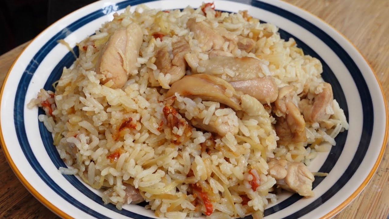 香气十足的麻油鸡饭🍗鸡肉又嫩又香，超好吃，做法简单快速🍚💯Sesame oil chicken rice🍗 chicken is tender and fragrant, delicious