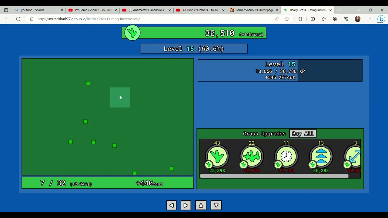 Really Grass Cutting Incremental episode 1: Making some grass!