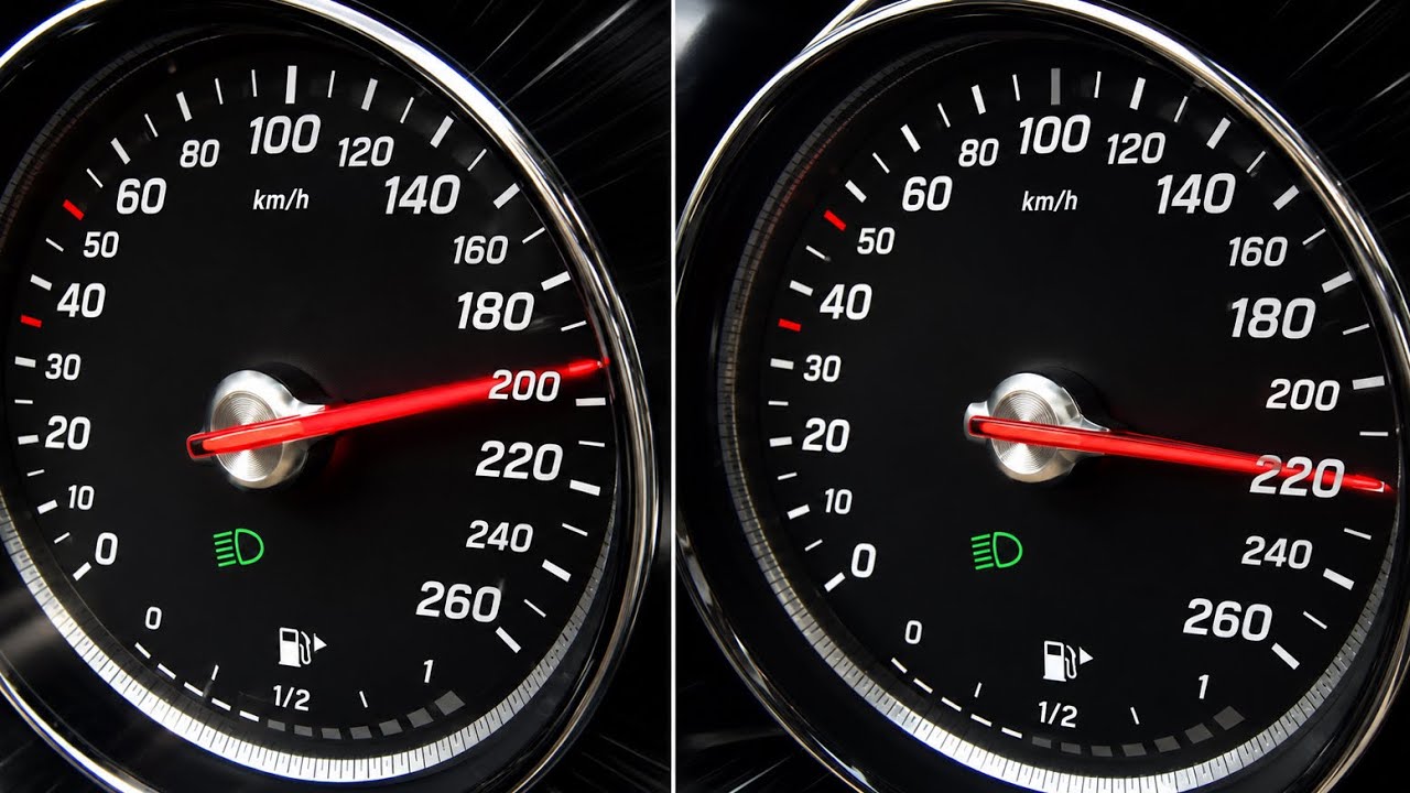 MERCEDES E180 vs MERCEDES E220d - Acceleration Test