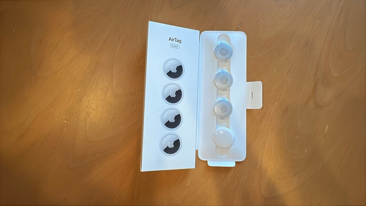 Look at & UnBoXing Apple AirTag ver 2 4-pack 2nd generation 2026 White Model: MFEA4LL/A SKU: 6377586