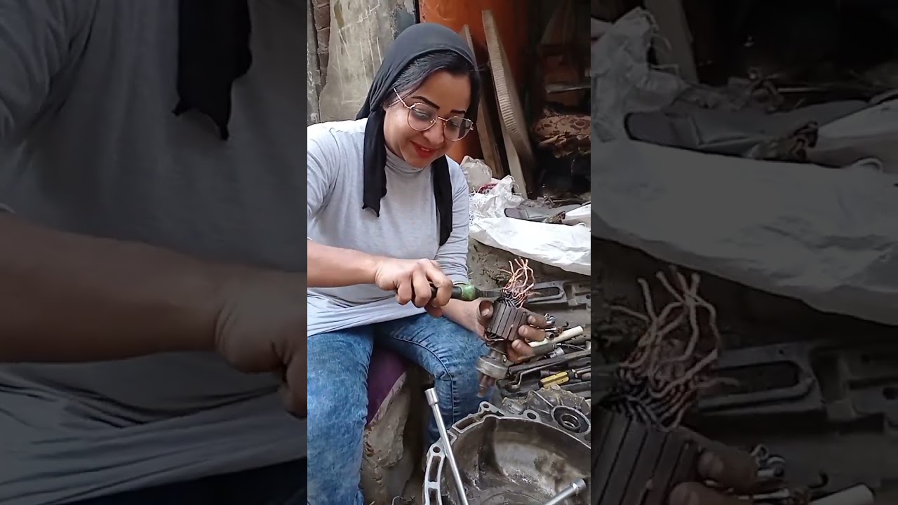 أنا بنت عبدالغفور البرعي   دعاء دكتورة خردة في السيدة زينب  بشتغل علشان ولادي وباكل لقمة حلال