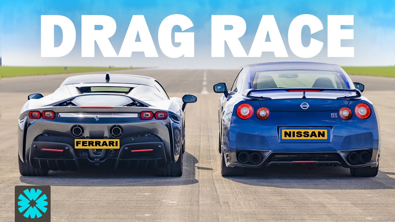 1000-сильный Ferrari против 1000-сильного Nissan
