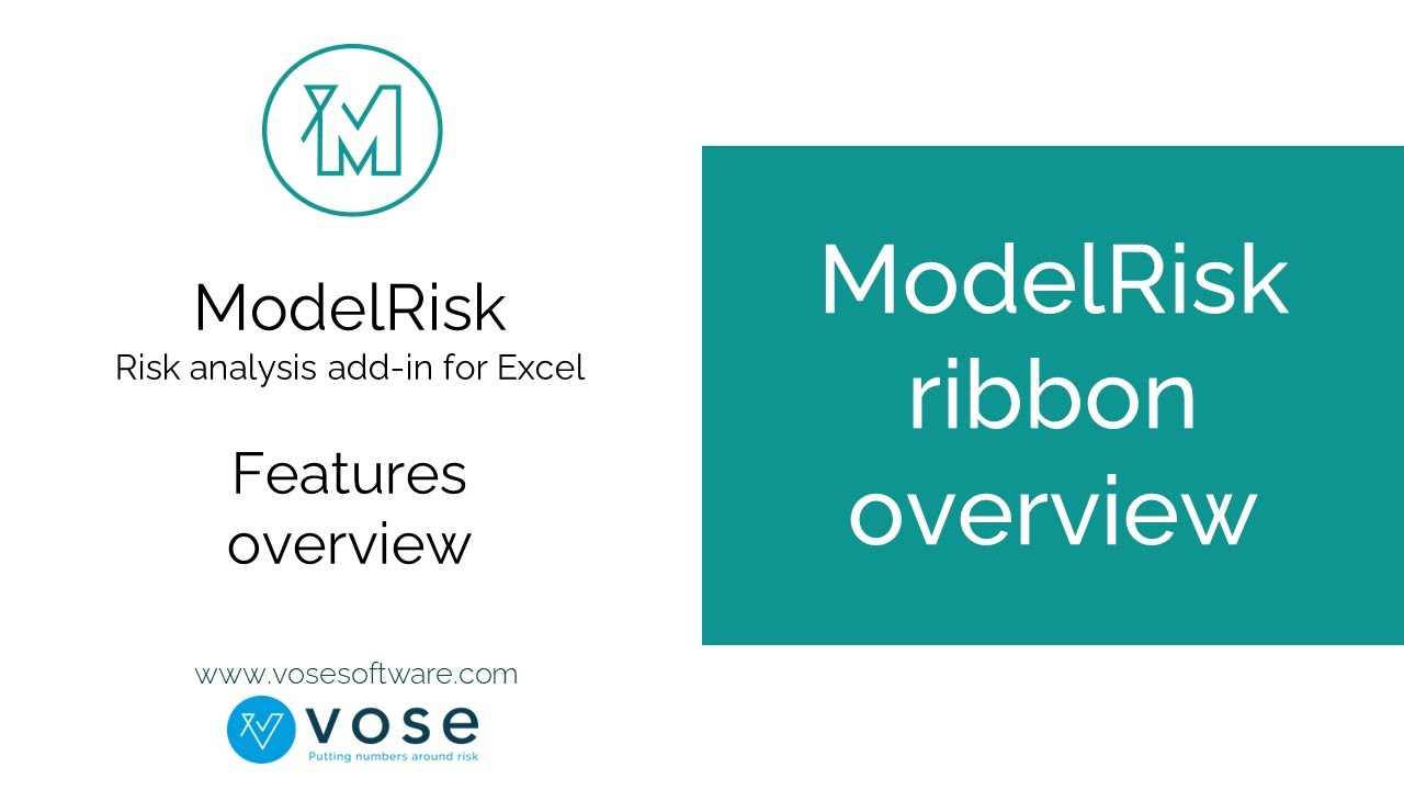 ModelRisk ribbon overview