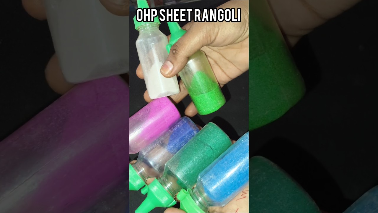 OHP Sheet Reusable Rangoli 