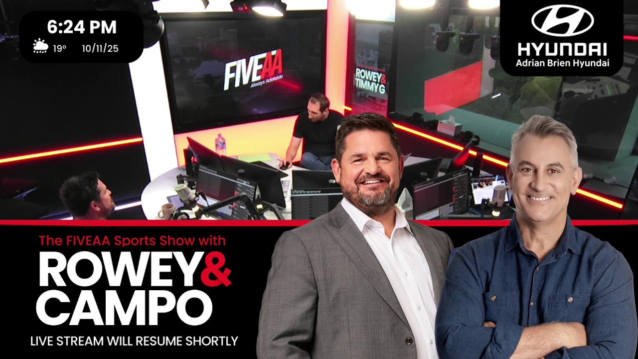 WATCH LIVE: Sports Show with Rowey & Campo