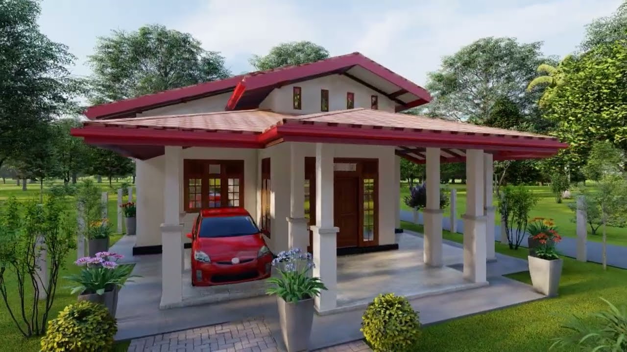 දිග වැඩි පළල අඩු ඉඩමක නිර්මාණය කළ නිවසක් දිනෙශ් මහතා කුරුණෑගල